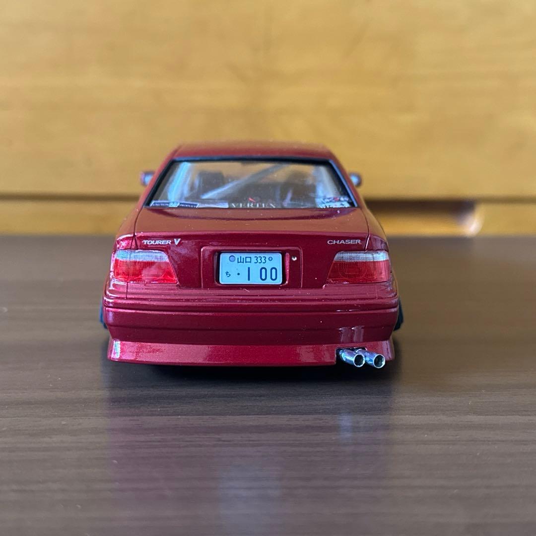 1/24 アオシマ JZX100チェイサー プラモデル完成品 ドリ車風 - メルカリ