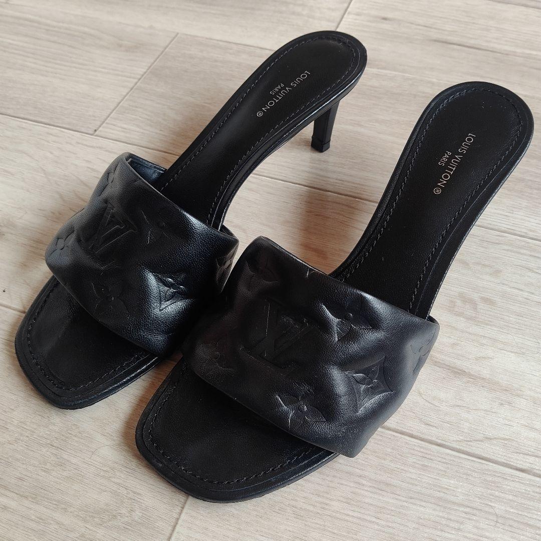 LOUIS VUITTON ブラック ミュール LV マレ ミュール ｜ルイ・ヴィトン 公式サイト - 1ACU2T