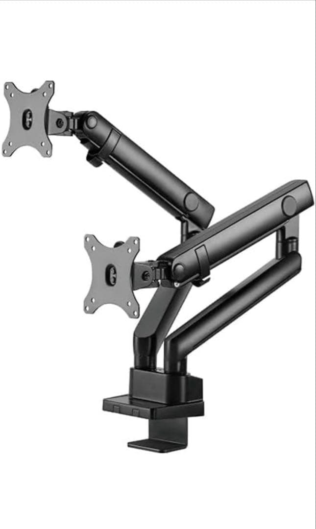 SILVER STONE ARM25 デュアルモニターアーム ブラック Amazon.com: SilverStone Technology ARM25 Dual Monitor Arm with