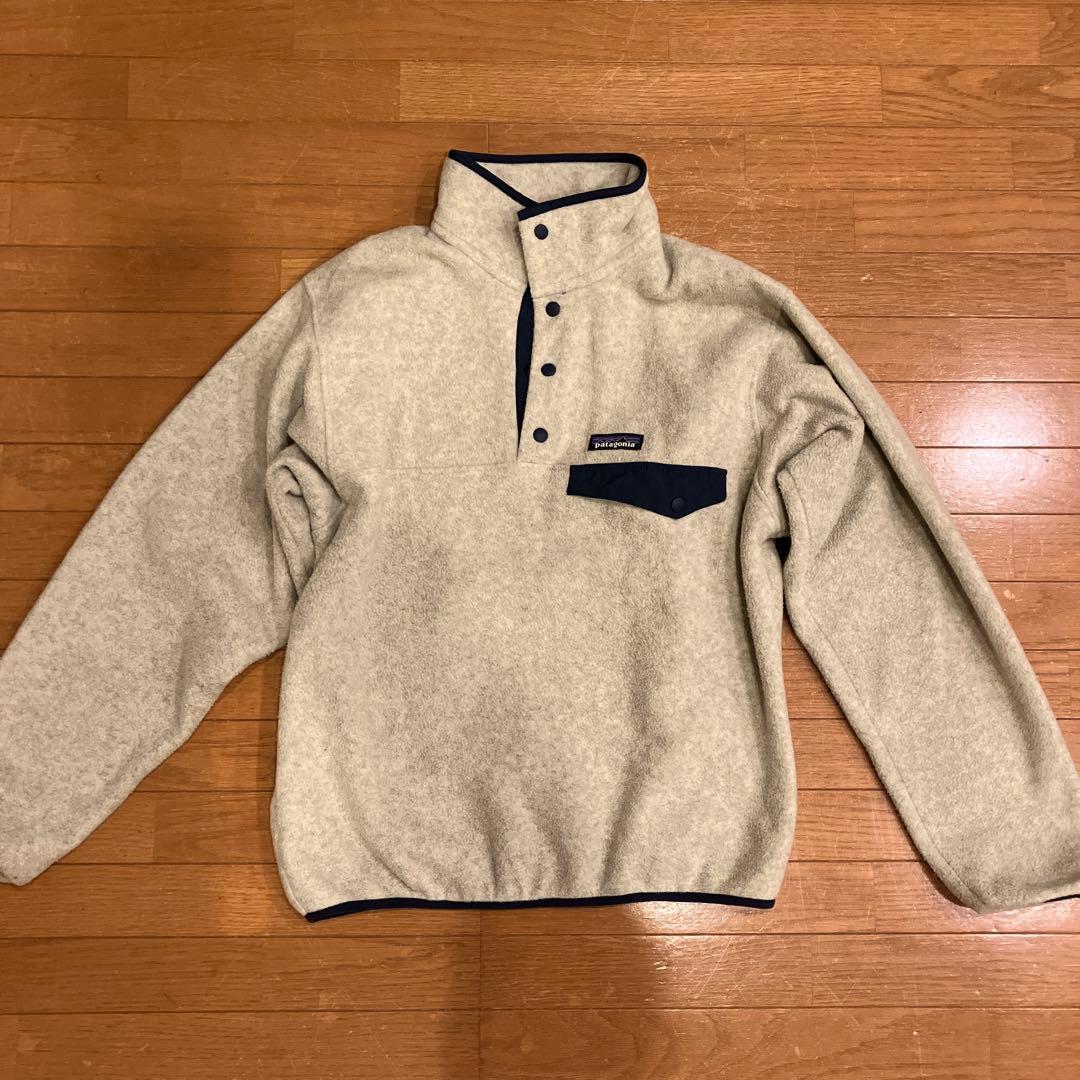 パタゴニア シンチラ　スナップT フリース XS オートミール×ブルー 楽天市場】パタゴニア フリース シンチラ スナップt プルオーバー