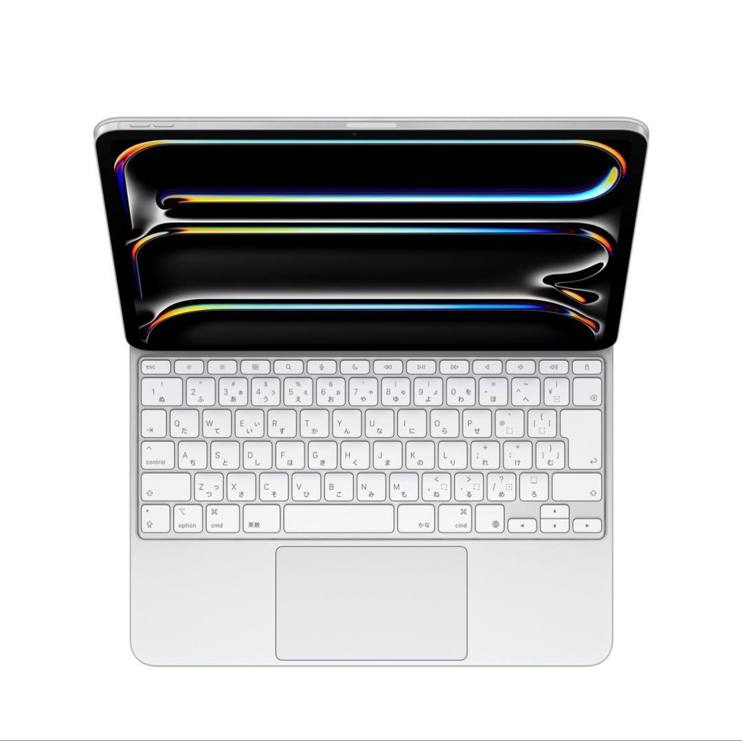 13インチiPad Pro用Magic Keyboard A2974-ホワイト Amazon.co.jp: 13インチiPad Pro(M4)用Magic Keyboard - 日本語