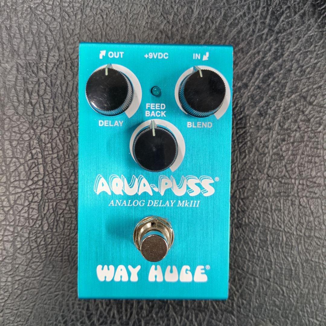 ギター WAY HUGE AQUA PUSS ANALOG DELAY MkIII WAY HUGE® SMALLS™ AQUA-PUSS™ ANALOG DELAY - Dunlop