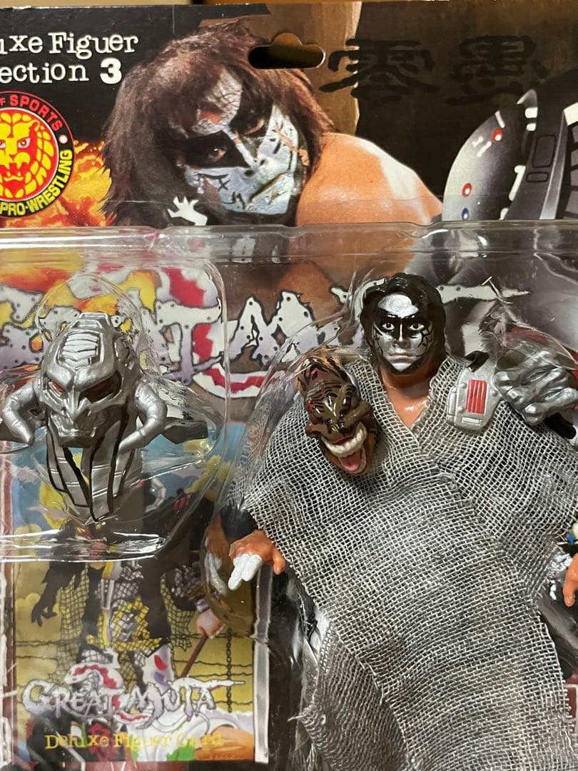 グレートムタ 銀ペイント アントニオ猪木 引退記念ver 白ガウン - メルカリ