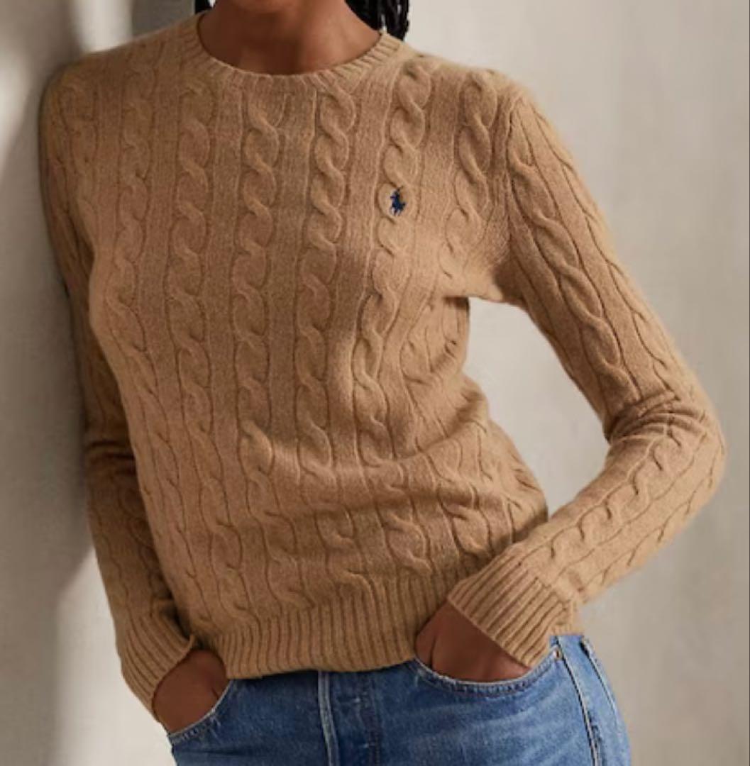 Polo Ralph Lauren カシミヤ ケーブルニット - メルカリ