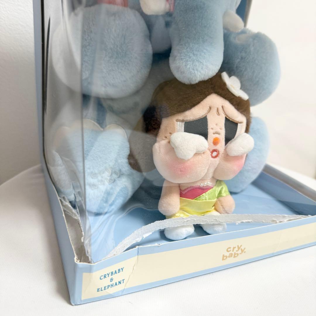 正規品 タイ限定 CRYBABY クライベイビー ぬいぐるみ 象 POPMART