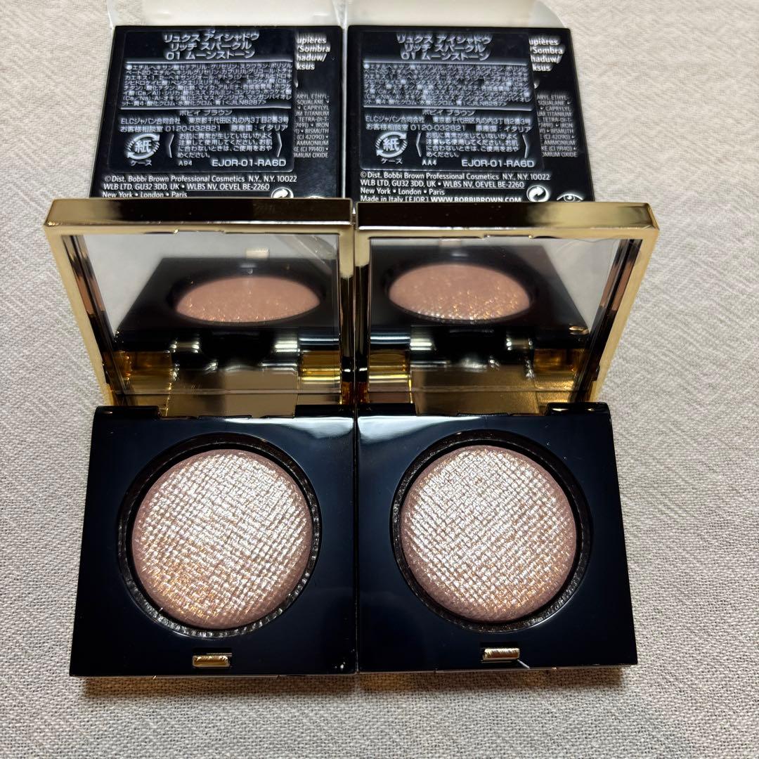 BOBBI BROWN Luxe Eye Shadow 01ムーンストーン 2個 - メルカリ