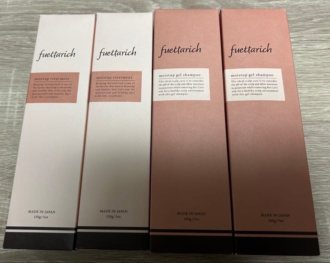 fuettarich モイスチャーシャンプー トリートメント セット 計4本 Shampoo & scalp head spa set | fuettarich【フエッタリッチ】