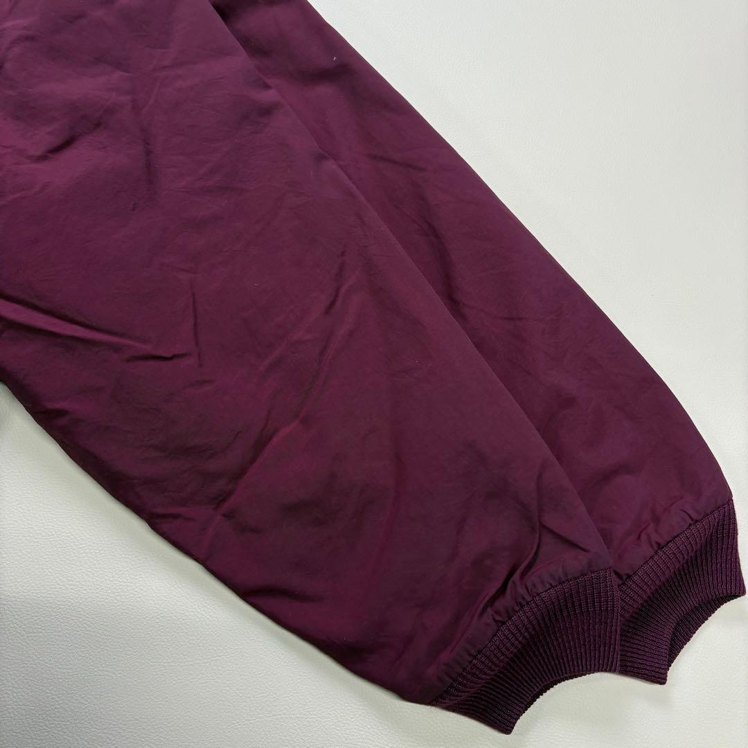 極上】90s USA製L.L.BEAN ウォームアップジャケット ボルドー短丈