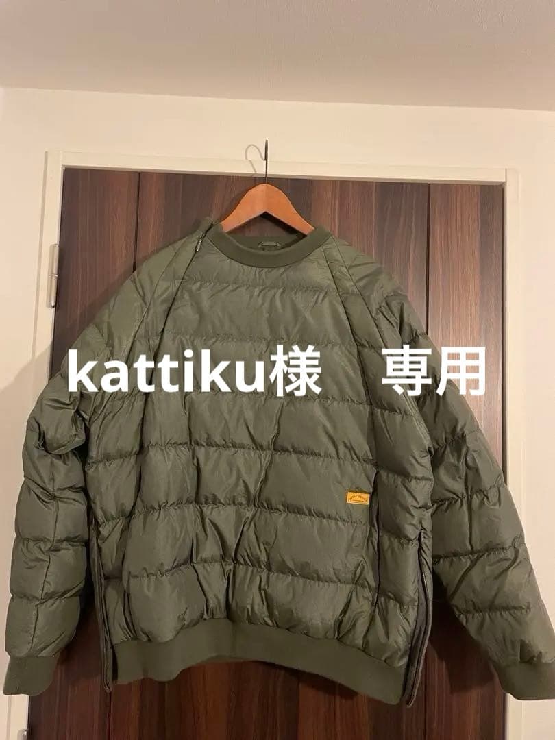 ネイタルデザイン　NANGA プルオーバーダウンジャケット サイズM ネイタルデザインによる、トリプルコラボのプルオーバーダウン予約受付