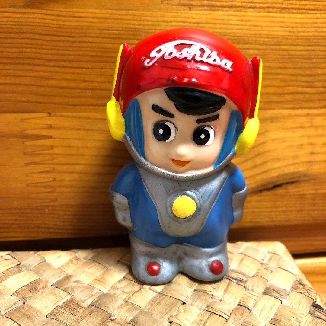 当時物 昭和レトロ 東芝 光速エスパー TOSHIBA 貯金箱 ソフビ - メルカリ