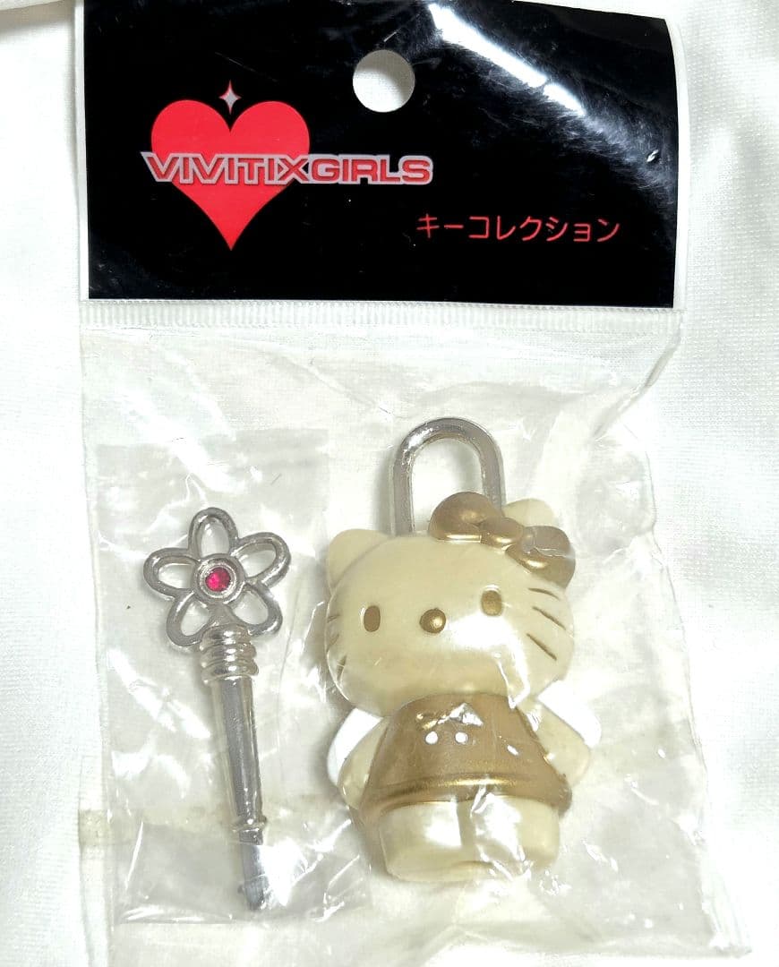 ハローキティ エンジェルキティ キーコレクション 南京錠 HELLO KITTY