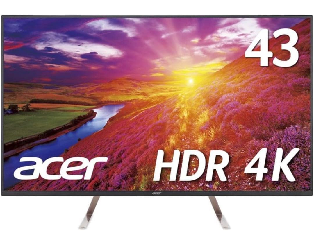 acer 43インチ HDR 4K ディスプレイ本体 Amazon.co.jp: Acer 4K モニター ディスプレイ OmegaLine 43インチ