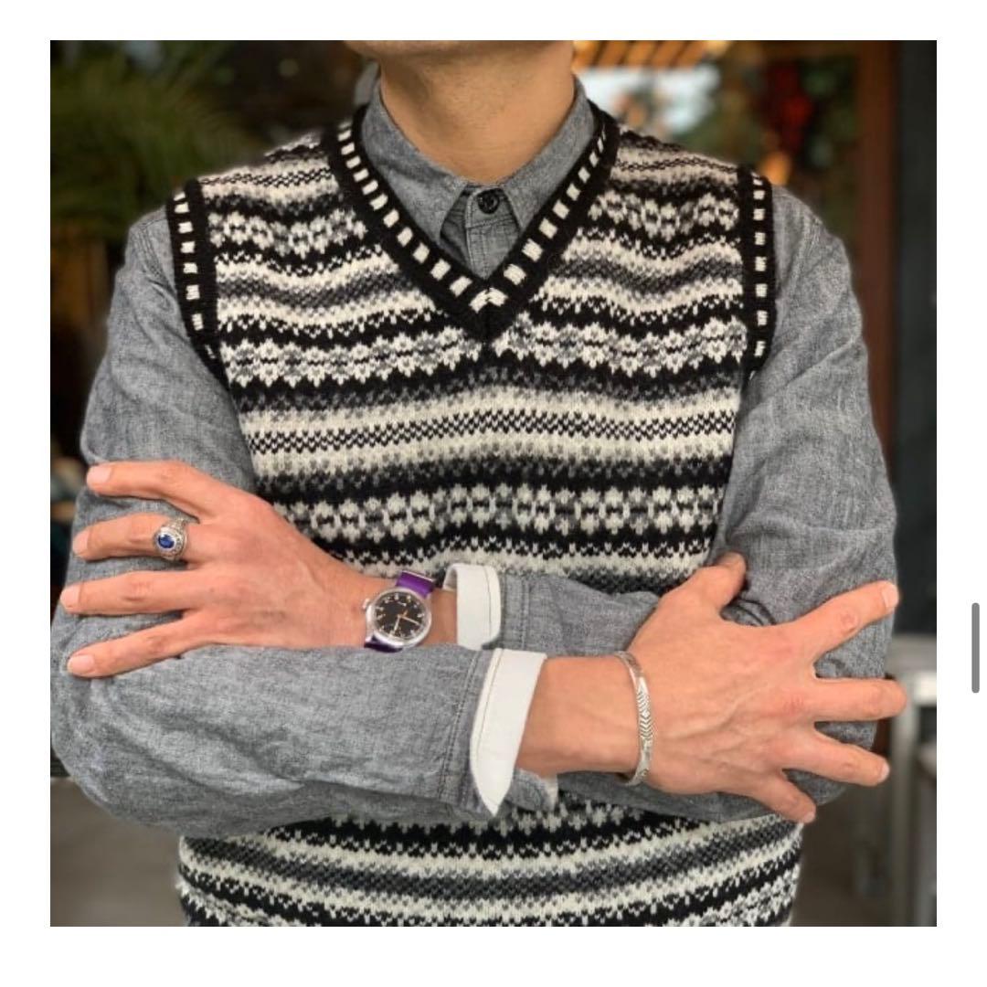 GIM BEAMS PLUS / 別注 フェアアイル ニットベスト【同日発送】 - メルカリ