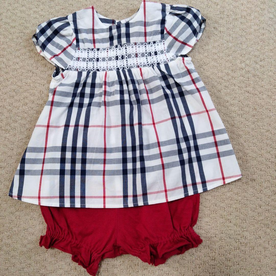 バーバリー　ベビー　80 BURBERRY - Burberryバーバリー ベビー80cm 3点セットの通販 by はなこ