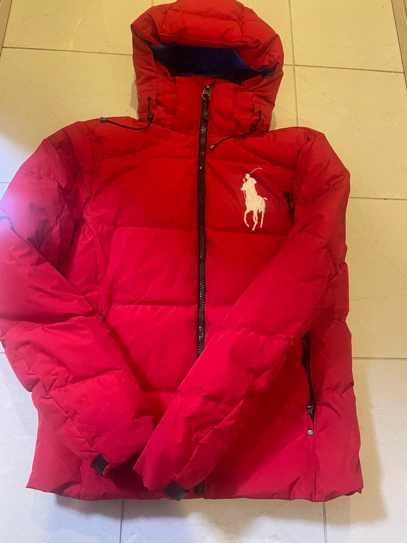 Ralph Lauren ラルフローレン ダウンジャケット 赤 ビッグポニー