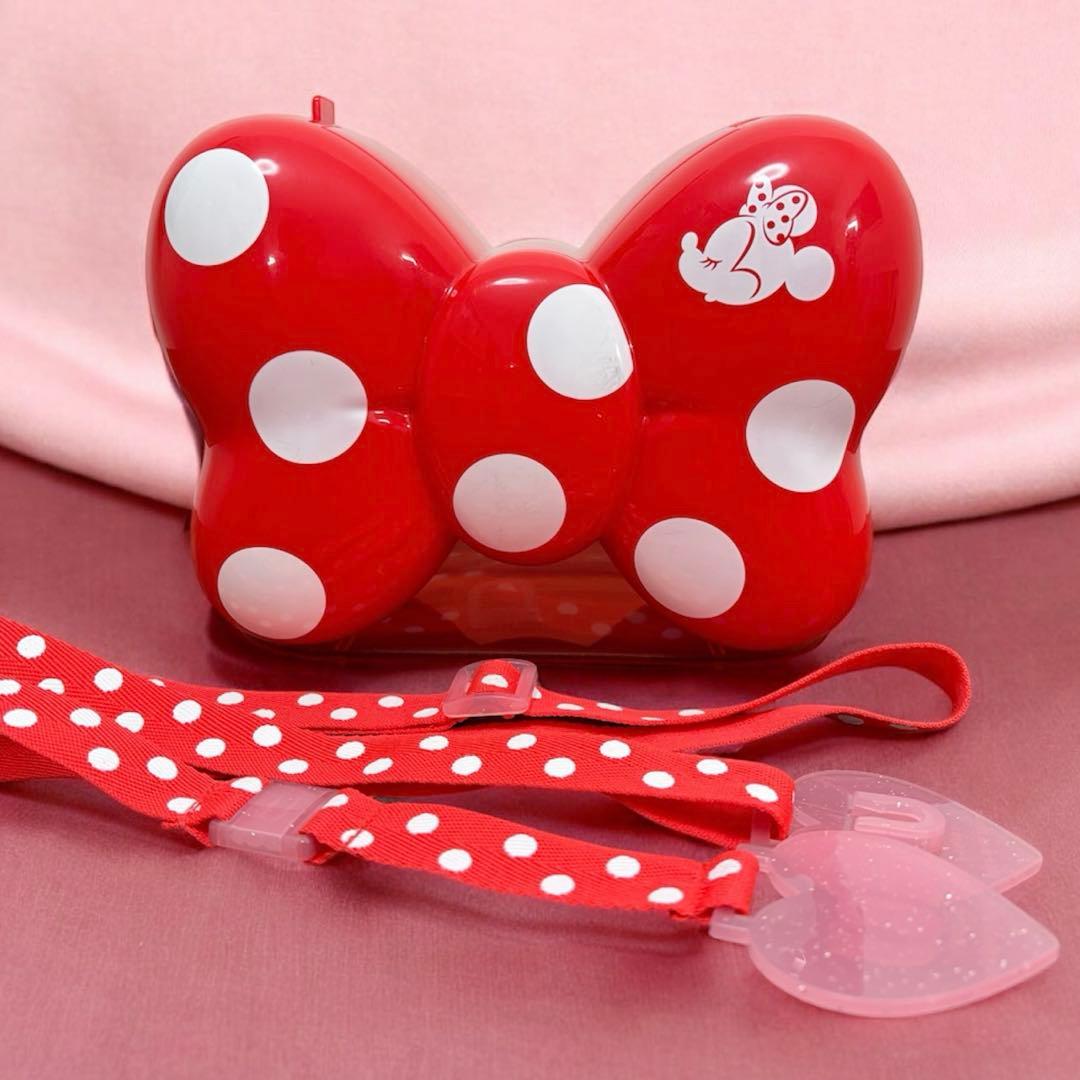 ディズニー ミニー 水玉 ポップコーン バケット バケツ リボン - メルカリ