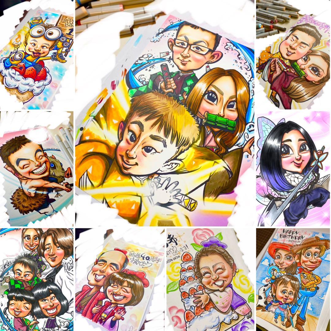 世界で1枚のオーダーメイド似顔絵★アレンジok★還暦★衣装ok★感謝の気持ち ☆似顔絵 時計 オリジナル オーダー メイド☆還暦祝い 古希祝い 喜寿