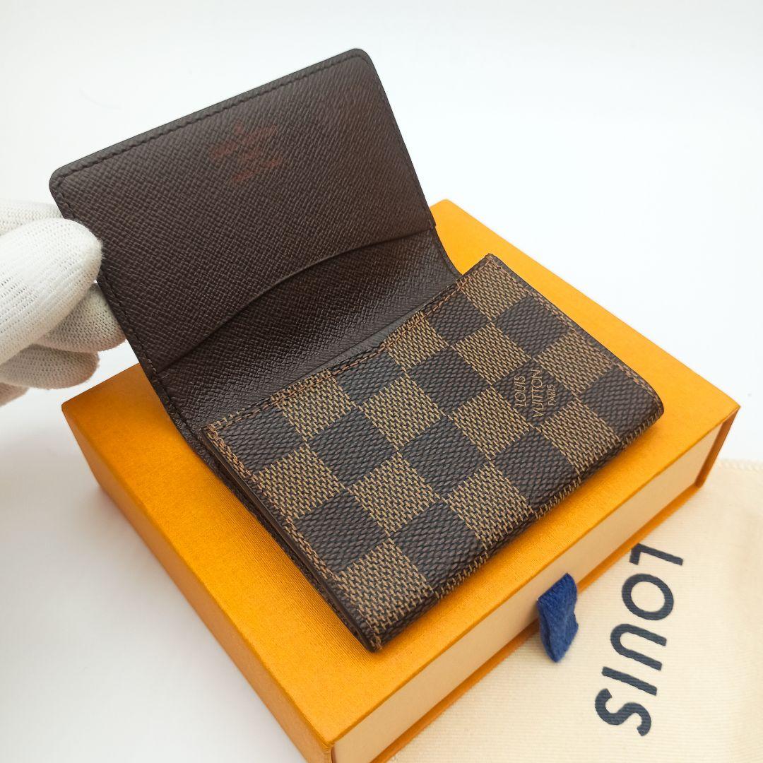 美品S】ルイヴィトン ダミエ カルトドゥヴィジット 名刺入れ カード