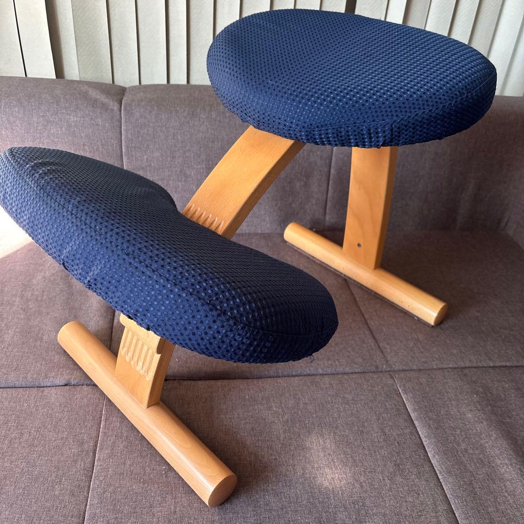 Rybo リボ社 バランスイージー バランスチェア ネイビー 姿勢改善 ラクに姿勢がよくなる椅子｜バランス イージー バランスラボ