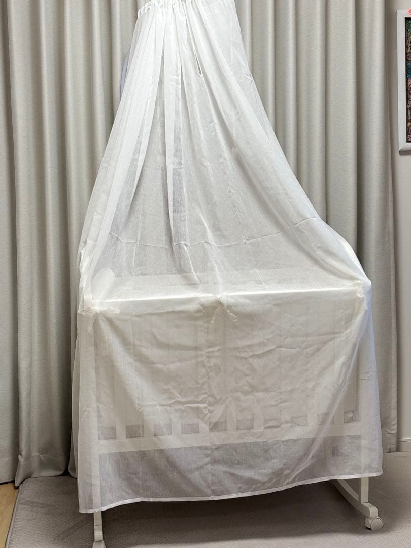 SALE】nanan インポートブランドミニベッド 天蓋付きベビーベッド