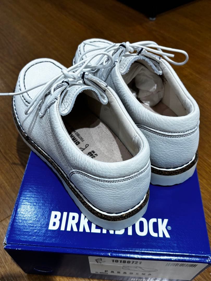 ビルケンシュトック パサデナ ホワイト 40 革靴 ギルフォード