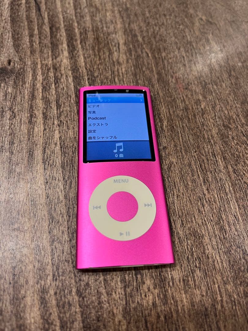 動作確認 初期化済】iPod nano 8GB ピンク 第4世代 - メルカリ