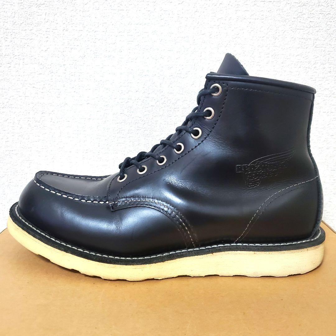 【美品】RED WING 8130 サイド羽刻印 8.5E 05年製 モックトゥ