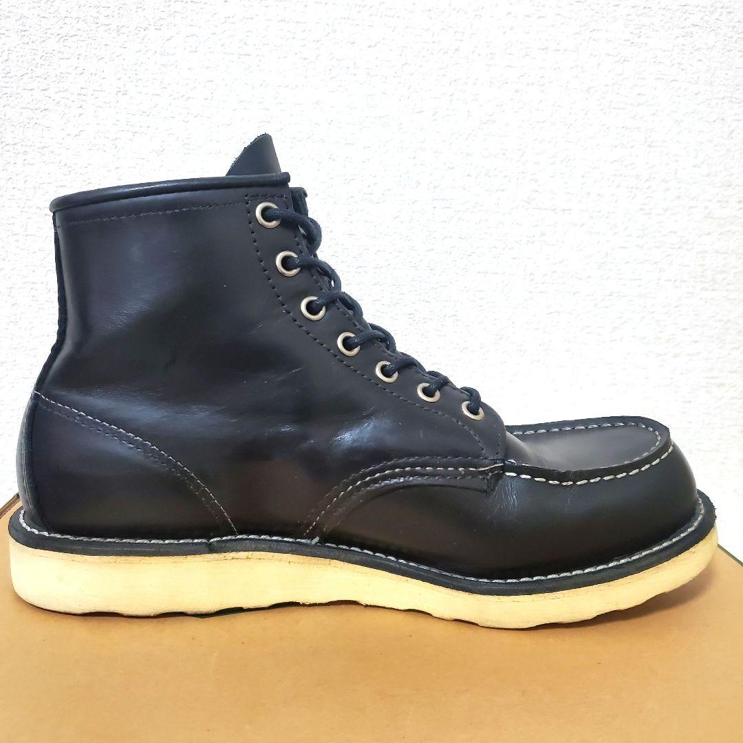 【美品】RED WING 8130 サイド羽刻印 8.5E 05年製 モックトゥ