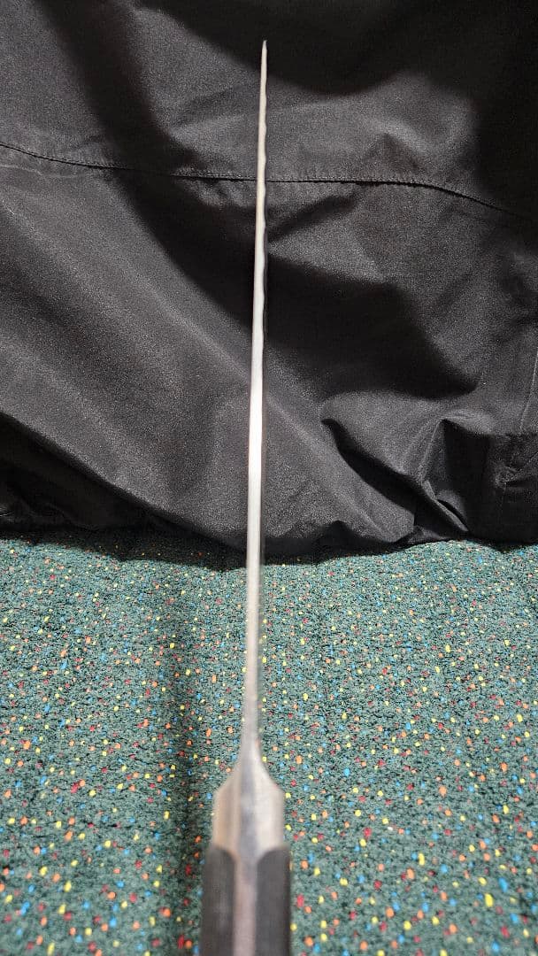 中古Karamit 約23cm波刃包丁、グレステン約27cm波刃包丁セット