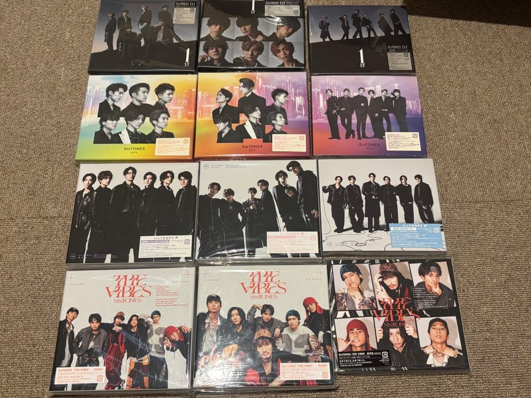 SixTONES　アルバム　初回AB通常セット SixTONES ベストアルバム MILESixTONES 初回A・B・通常盤