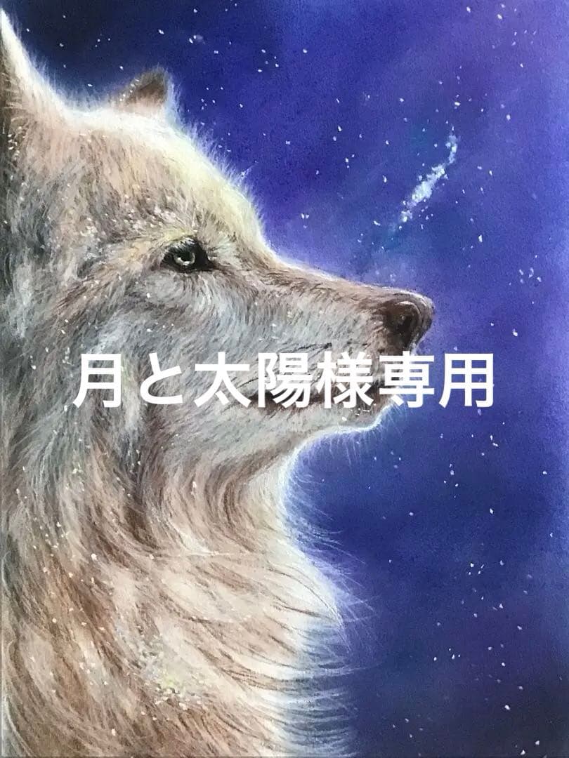 星の使者　ハンドメイドパステル画　絵画アート原画 原画 星少女1 パステル画 絵画 アート - & Earth - BOOTH