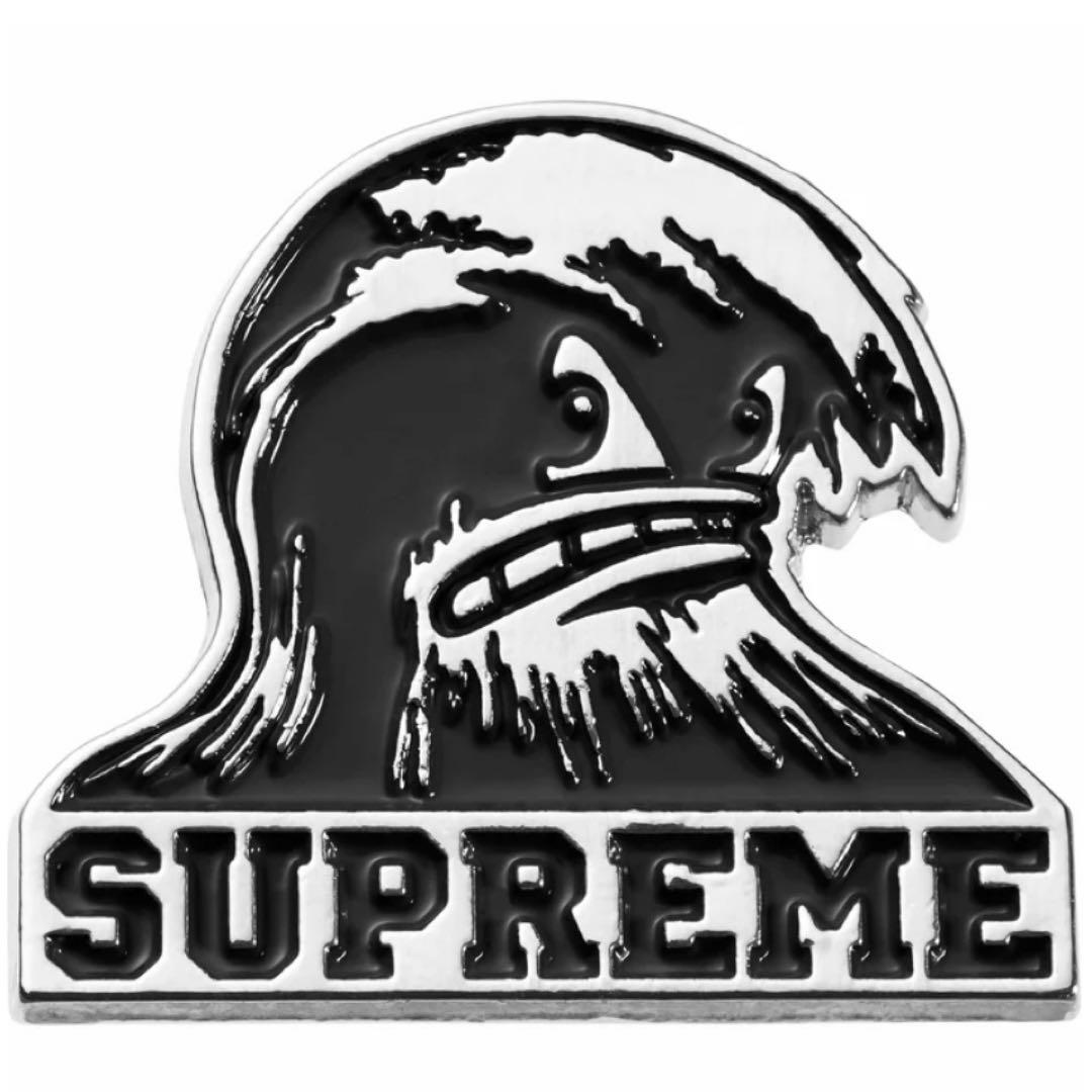 完売新品未開封シュプリーム Supreme Wave Pinピンズ波キャラクター