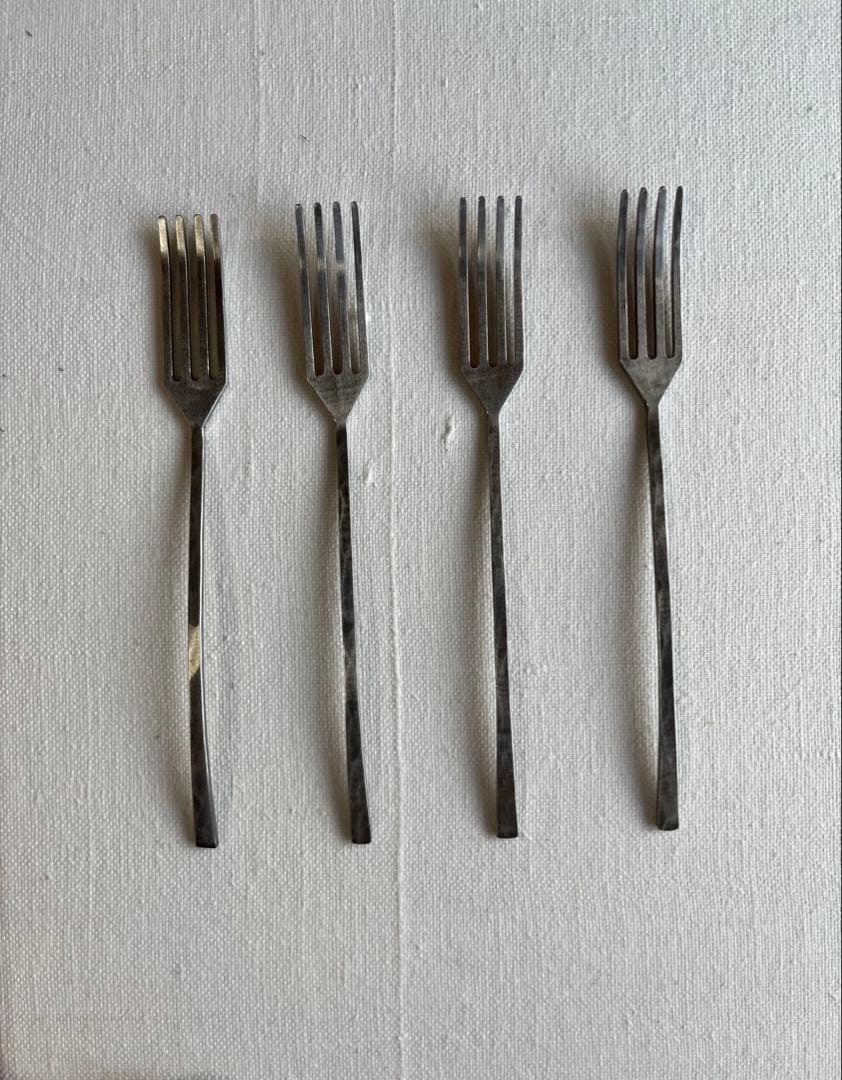 新品 Yuichi Takemata 竹俣勇壱 フォーク M 4本 カトラリー 竹俣勇壱 フォークM 作家の器｜さわらぎ