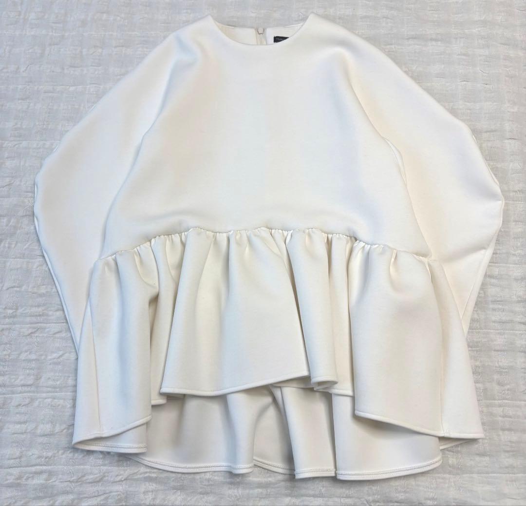 美品】ツルバイマリコオイカワ Kirill キリル ペプラムトップス