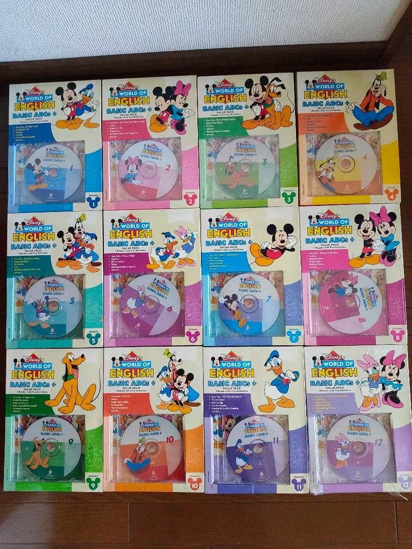 ディズニー英語 Disney's World of ENGLISH 全12巻 - メルカリ