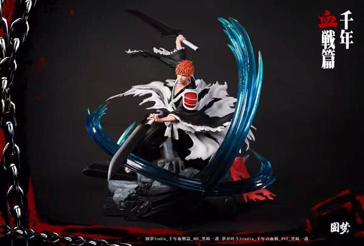 BLEACH 黒衣少年図 黒崎一護 ガレージキット ガレキ スタチュー②⑤