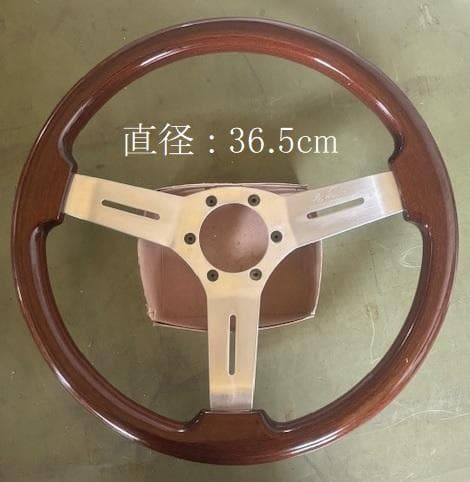 【再値下げ】NARDI ウッドステアリング 直径36.5cm ナルディ クラシック ウッド ステアリング ランクル 60 NARDI 旧車 36