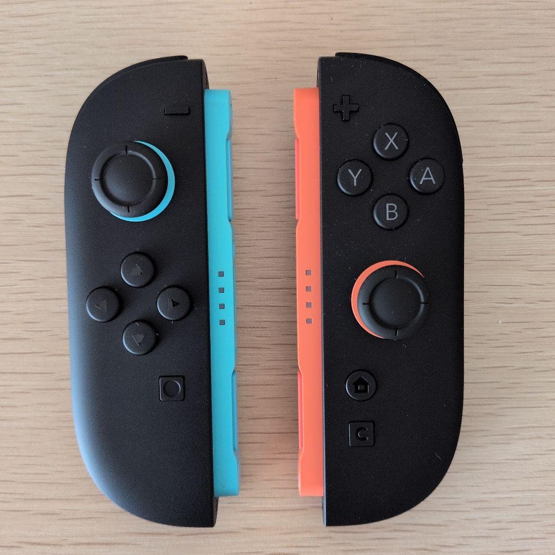 Nintendo Switch ジョイコン 青/オレンジセット - メルカリ