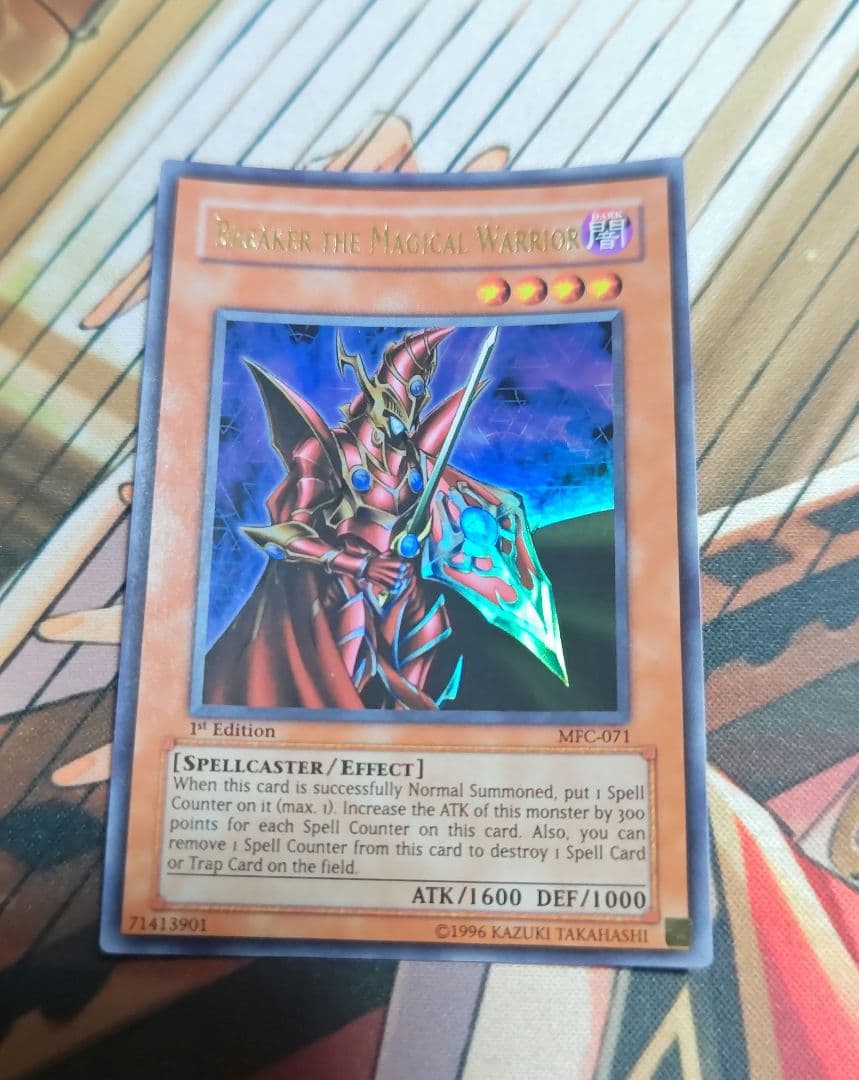 魔導戦士ブレイカー アジア版 ウルトラ 1st 遊戯王 魔導戦士ブレイカー アジア版 シークレット ウルトラ - メルカリ