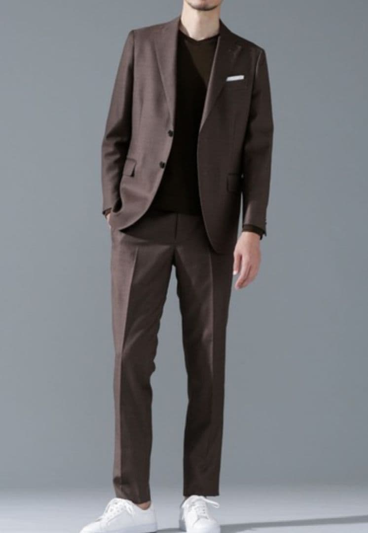 新品未使用　ナノユニバース　動けるスーツ　セットアップ　メンズ NANO universe（ナノ・ユニバース） セットアップ S ネイビー メンズ