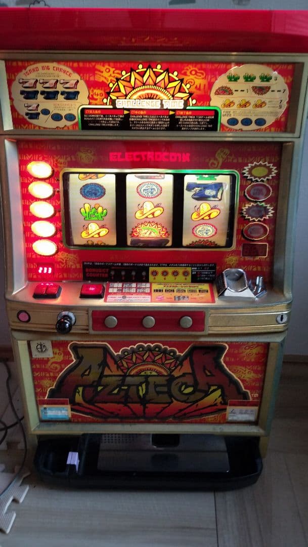 アステカ　4号機　パチスロ実機 4号機】エレコ アステカ 中古パチスロ実機 [2ch対応] A-SLOT