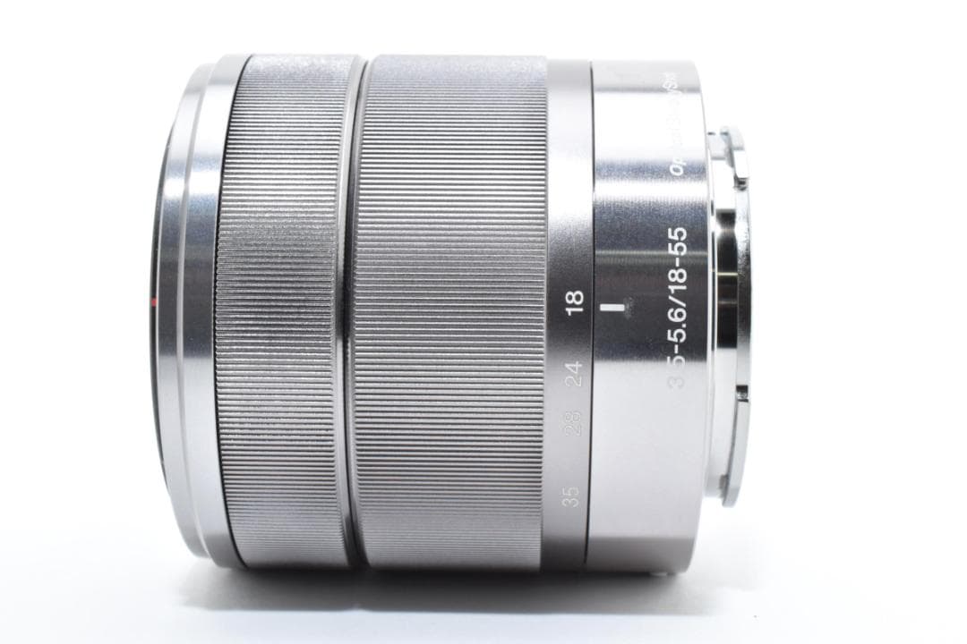 ソニー SEL1855 カメラレンズ 18-55mm f3.5-5.6 シルバー