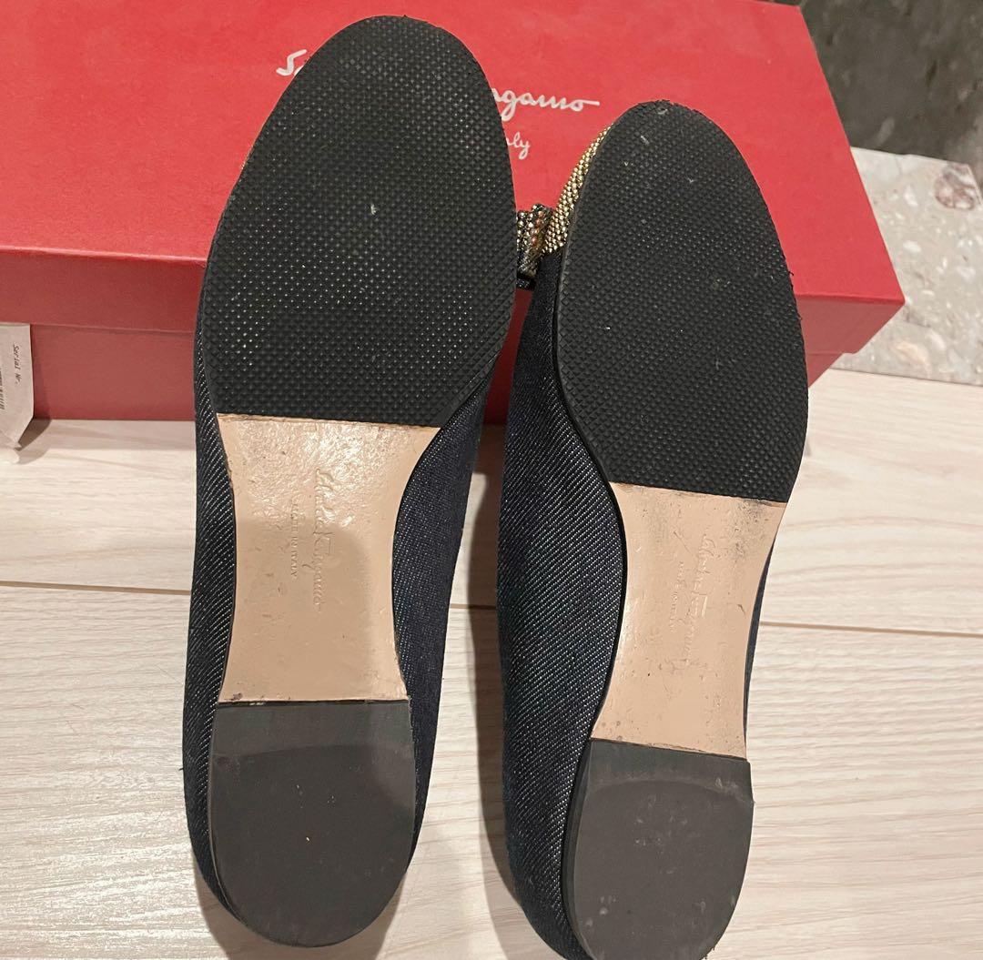 最終お値下げ⭐︎フェラガモ ヴァラ フラットシューズ 5.5 - メルカリ