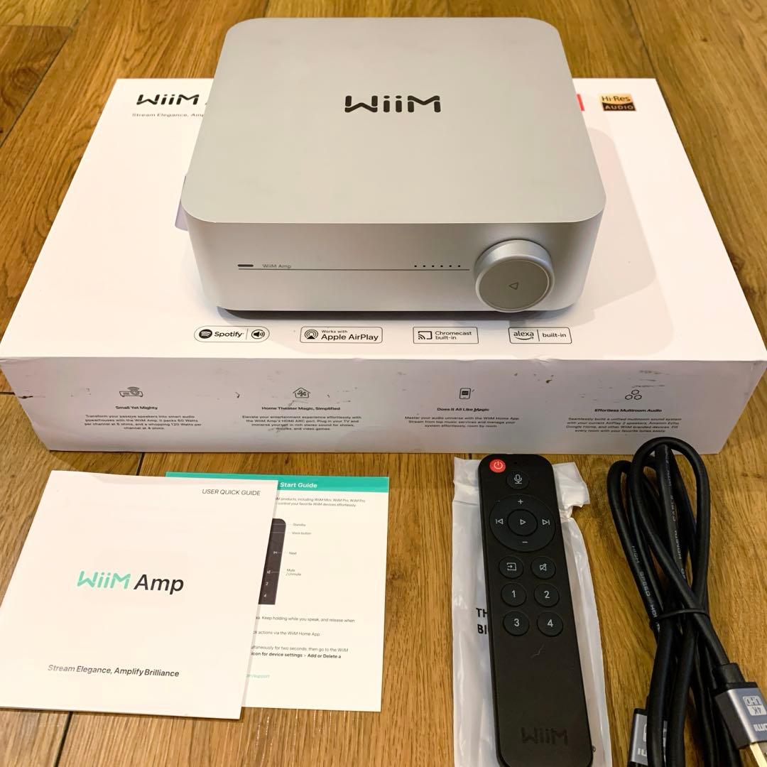値下 美品 WiiM Amp / AirPlay2 Chromecast WiiM Amp Multiroom Streaming Amplifier, AirPlay2 & Chromecast