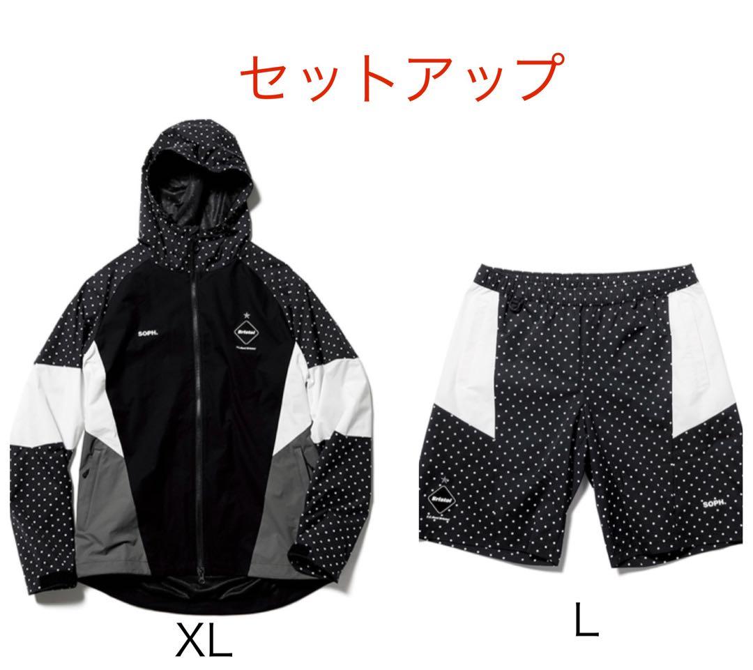 21ss FCRB MULTI PATTERN セットアップ 上XL 下L 黒