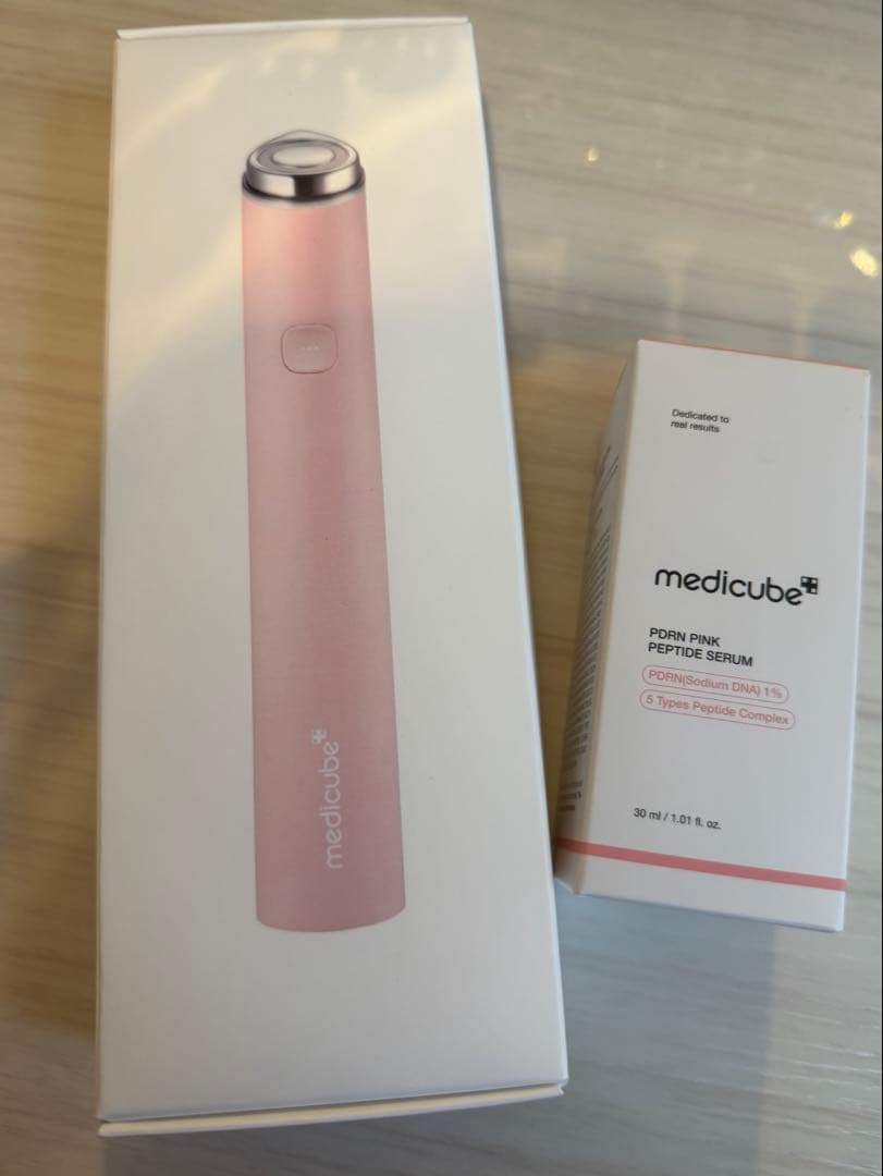 PDRN美容液＋メディキューブ ブースタープロミニ ピンク セット - メルカリ