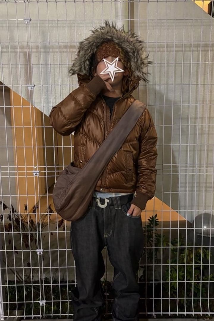 ダウン fuckthisindustry y2k archive 平成 ファーダウンy2k fuckthisindustry - メルカリ