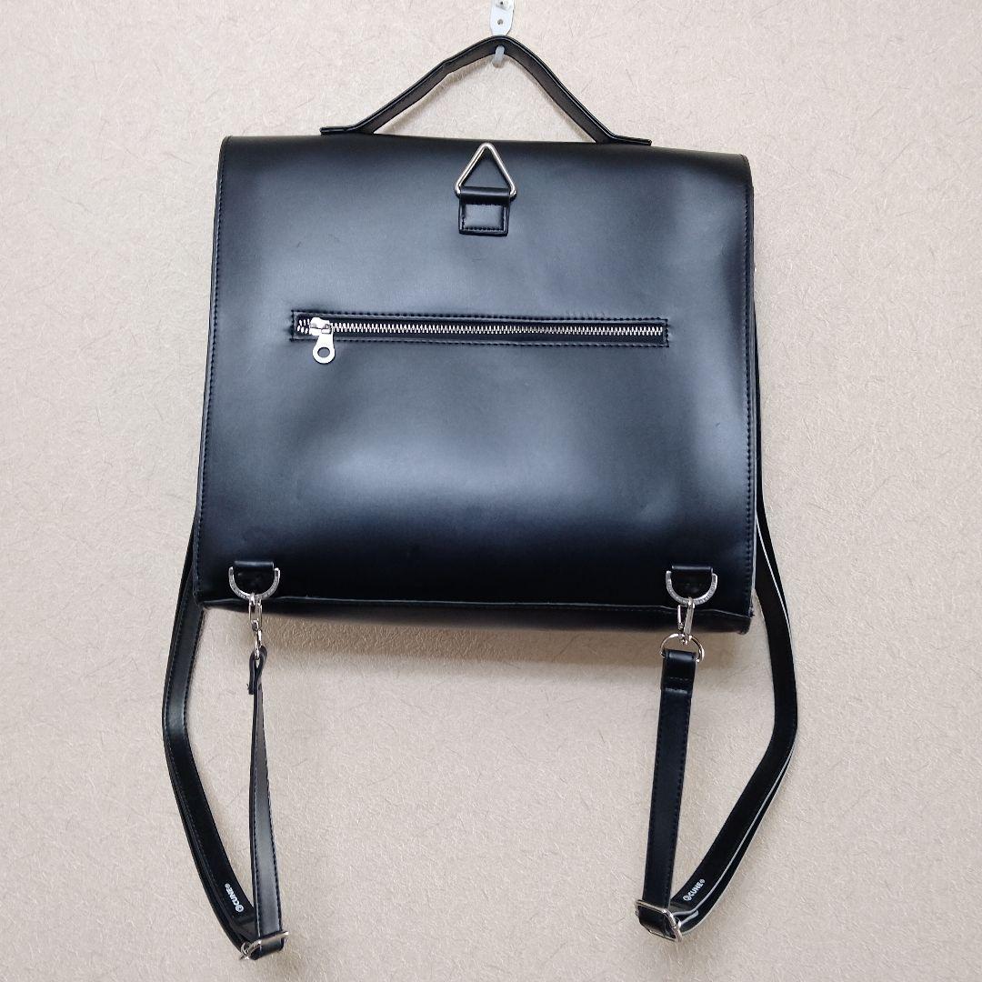 CUNE 合皮の四角いフラップバッグS 3way うさぎ BLACK キュ―ン - メルカリ
