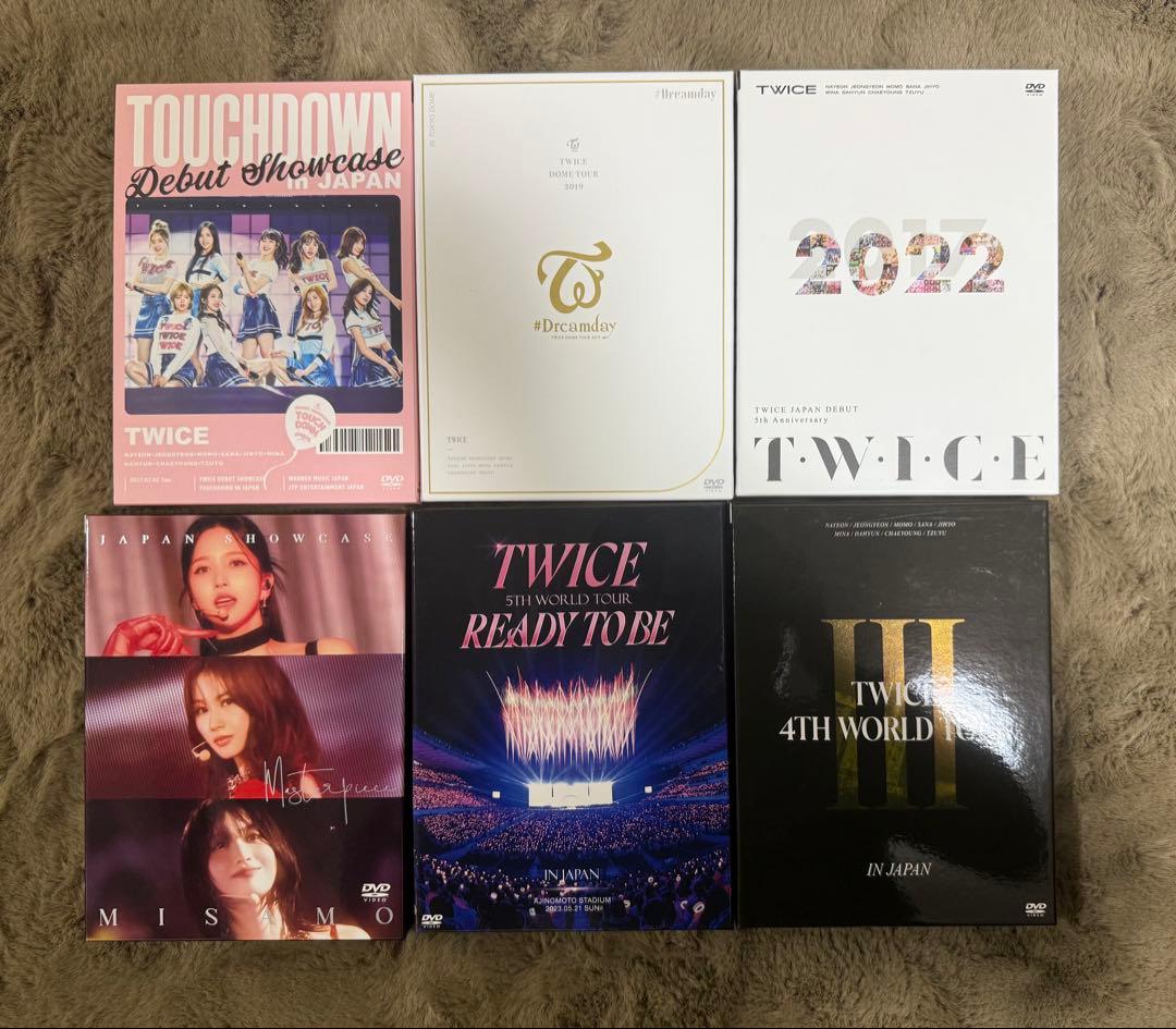 TWICE DVD まとめ売り TWICE CD DVD ライブ映像あり 35枚 全てつきます まとめ売り - メルカリ