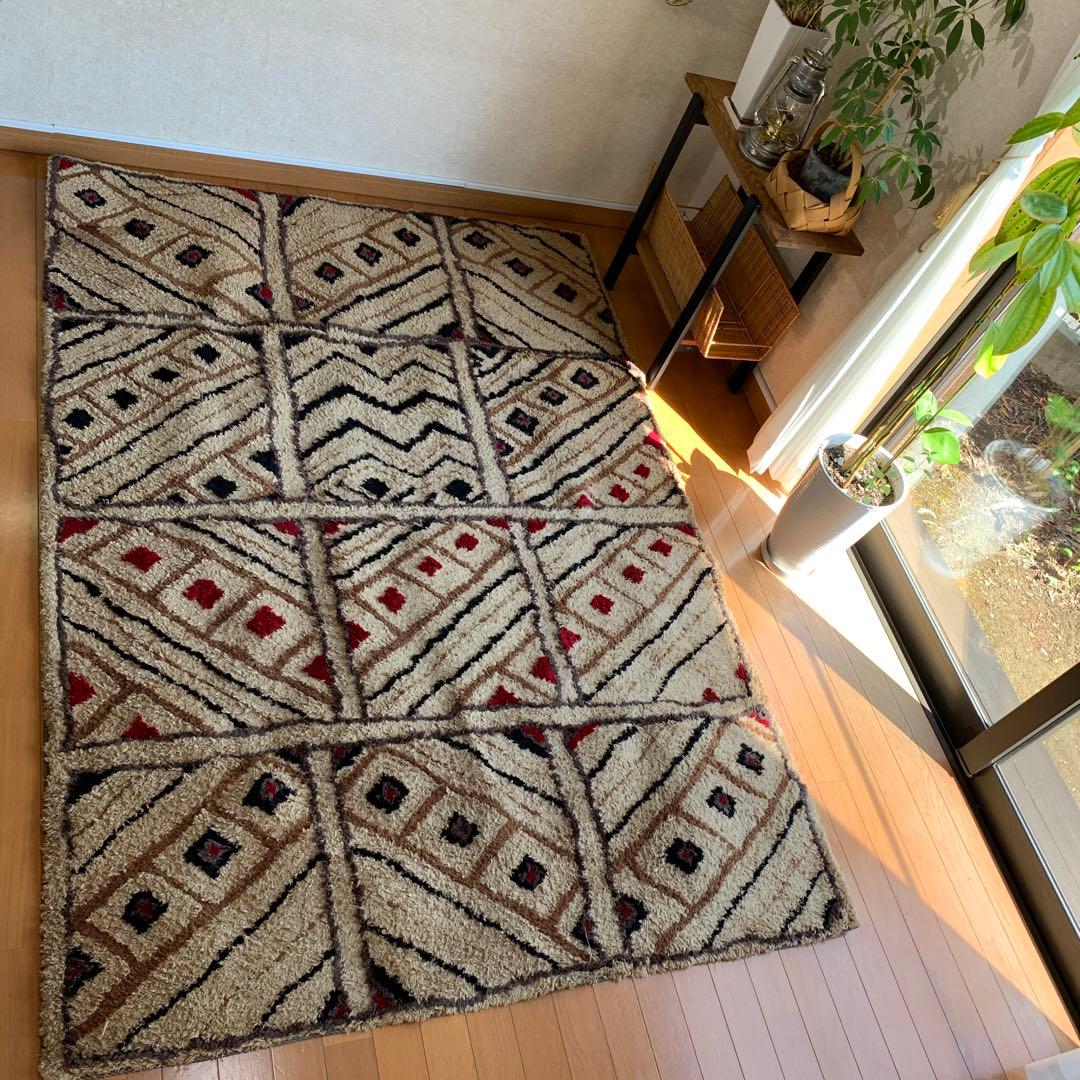 ★journal standard furniture★ 幾何学模様ラグ JOURNAL STANDARD FURNITURE GEOMETRIC RUG 200×250 / ジャーナル